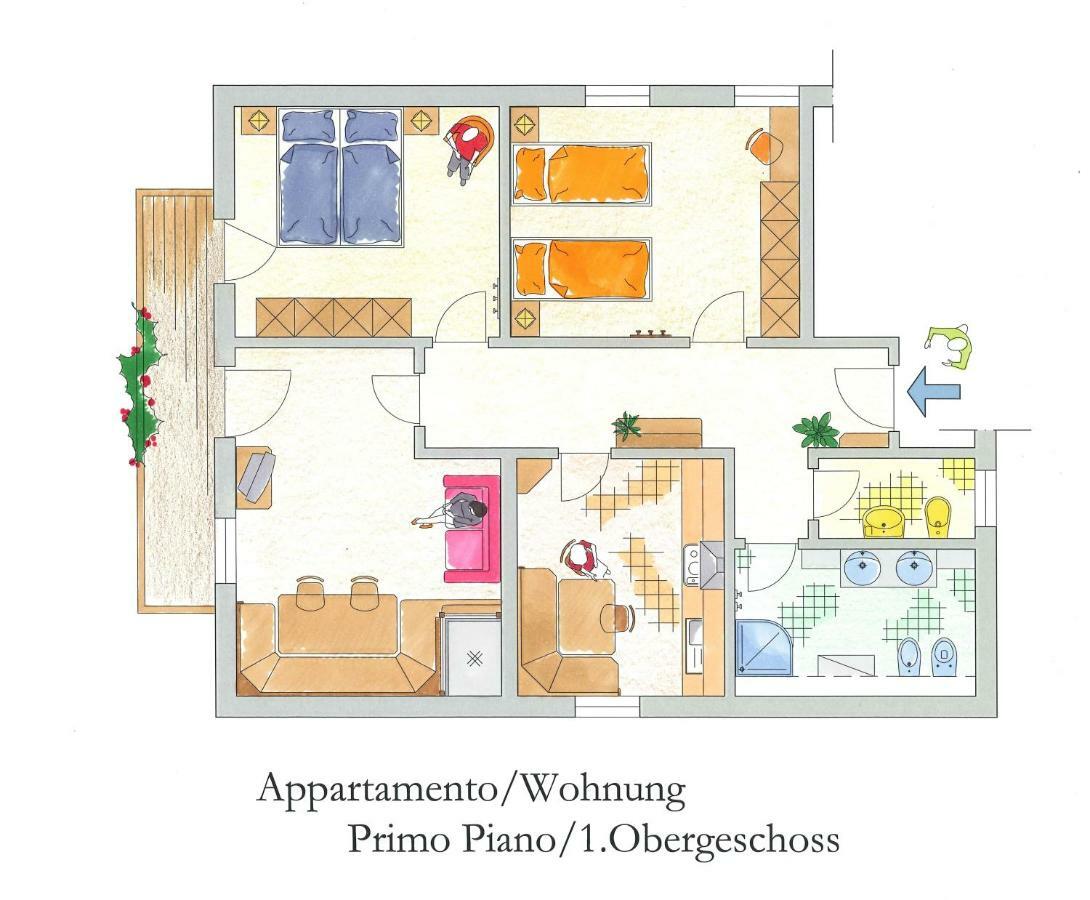 Appartments Pizach San Candido Exterior foto